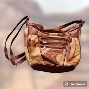 Brown Leather Shoulder Bag